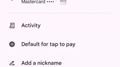 Capture d'écran de Google Wallet 4