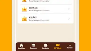 Capture d'écran de BURGER KING® Magyarország 3