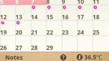 Capture d'écran de Period Calendar 3
