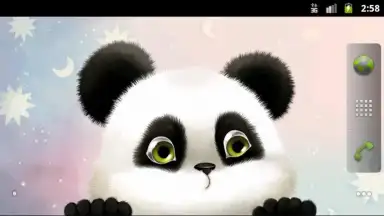 Capture d'écran de Panda Chub Live Wallpaper Free 1