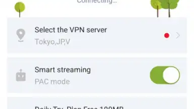 Capture d'écran de SGreen VPN 4