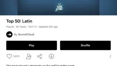 Capture d'écran de SoundCloud 4