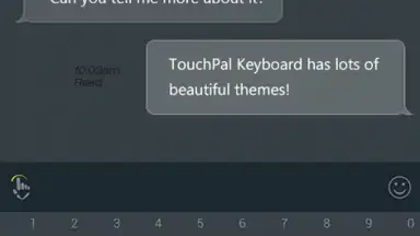 Capture d'écran de Android L Lime TouchPal Theme 2