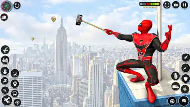 Capture d'écran de Spider Rope Hero - Crime Game 1