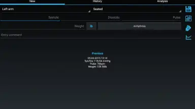 Capture d'écran de BP Log 12