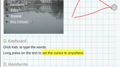 Capture d'écran de FreeNote 7 7