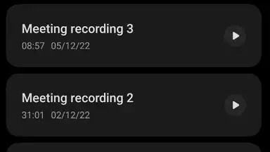 Capture d'écran de ColorOS Recorder 1