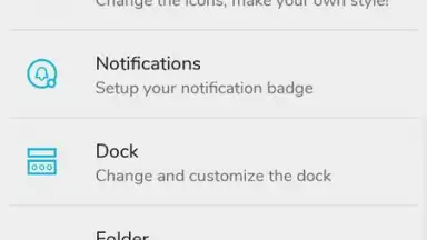Capture d'écran de Flick Launcher 3