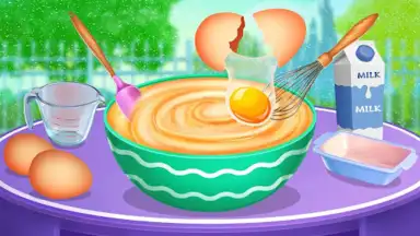 Capture d'écran de Ice Cream Shop Cone Maker Game 5