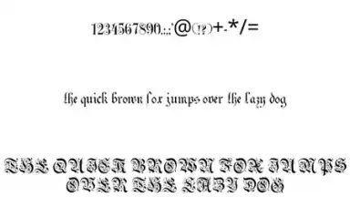 Capture d'écran de Gothic Fonts 50 6