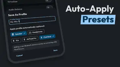 Capture d'écran de Flow Equalizer 4