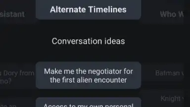 Capture d'écran de Character AI 5