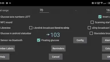 Capture d'écran de Juggluco 11