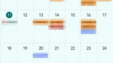 Capture d'écran de Google Calendar 3