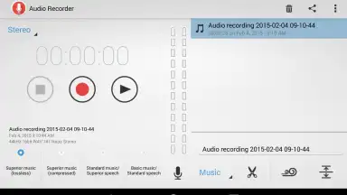 Capture d'écran de Audio Recorder 5