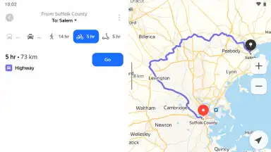 Capture d'écran de Yandex Maps 3