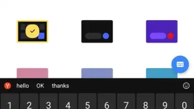 Capture d'écran de Yandex Keyboard 14
