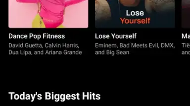 Capture d'écran de YouTube Music (Android TV) 14