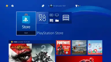 Capture d'écran de PS4 Simulator 1