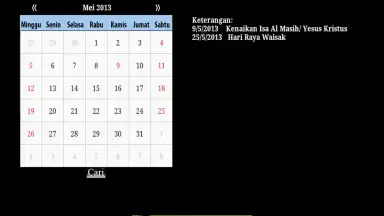 Capture d'écran de Kalender Nasional 3