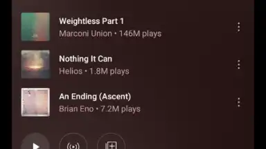 Capture d'écran de YouTube Music (Android TV) 13