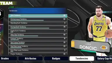 Capture d'écran de NBA 2K26 MyTEAM Mobile 3