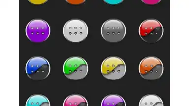 Capture d'écran de Black Icon Pack Free 1