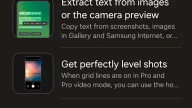 Capture d'écran de Samsung Tips 7