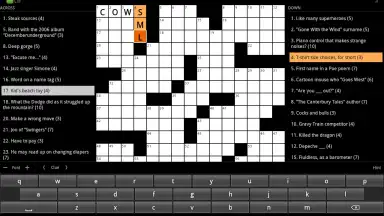 Capture d'écran de Crossword Puzzle 4
