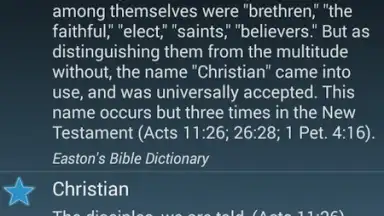 Capture d'écran de The Bible Dictionary 4