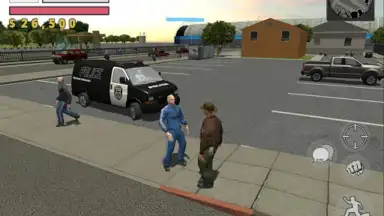 Capture d'écran de Police Cop Simulator. Gang War 11