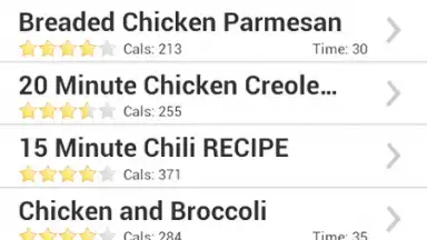 Capture d'écran de Healthy Recipes - SparkRecipes 1