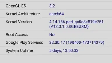 Capture d'écran de CPU-Z 6