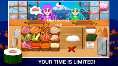 Capture d'écran de Sushi Making Game 4