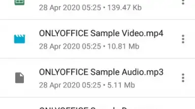 Capture d'écran de ONLYOFFICE Documents 1