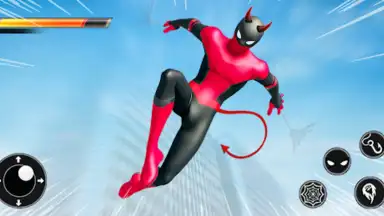 Capture d'écran de Spider Rope Hero - Flying Hero 3