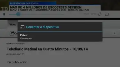Capture d'écran de RTVE Play 9