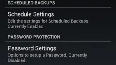 Capture d'écran de SMS Backup and Restore 2