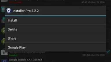 Capture d'écran de Installer 3