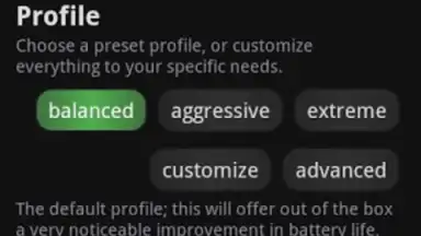 Capture d'écran de JuiceDefender 4