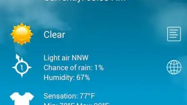 Capture d'écran de Weather XL PRO 4