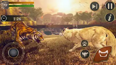 Capture d'écran de The Wild Wolf Animal Simulator 3