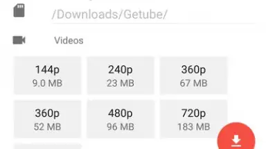 Capture d'écran de Getube 3