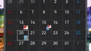 Capture d'écran de Calendar Widget 4