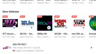 Capture d'écran de MyRadio 11