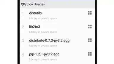Capture d'écran de QPython3 1