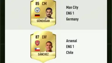 Capture d'écran de FUT 17 DRAFT 7