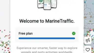 Capture d'écran de MarineTraffic 25