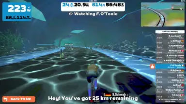 Capture d'écran de Zwift 11