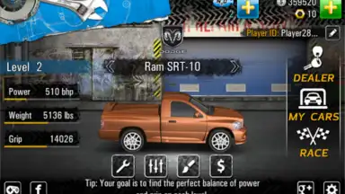 Capture d'écran de Drag Racing 4x4 2